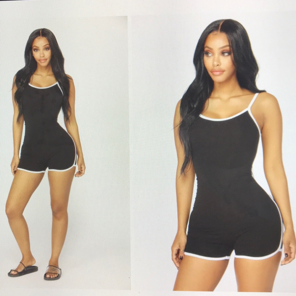 Fashion Nova Go the Extra Mile Active Romper
